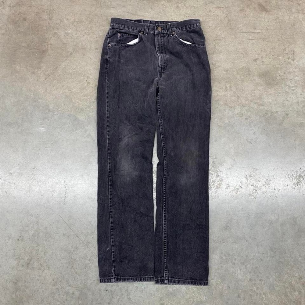 Levi's Orange tab Jeans Black Straight leg Vintage Men's 32x32‎ M